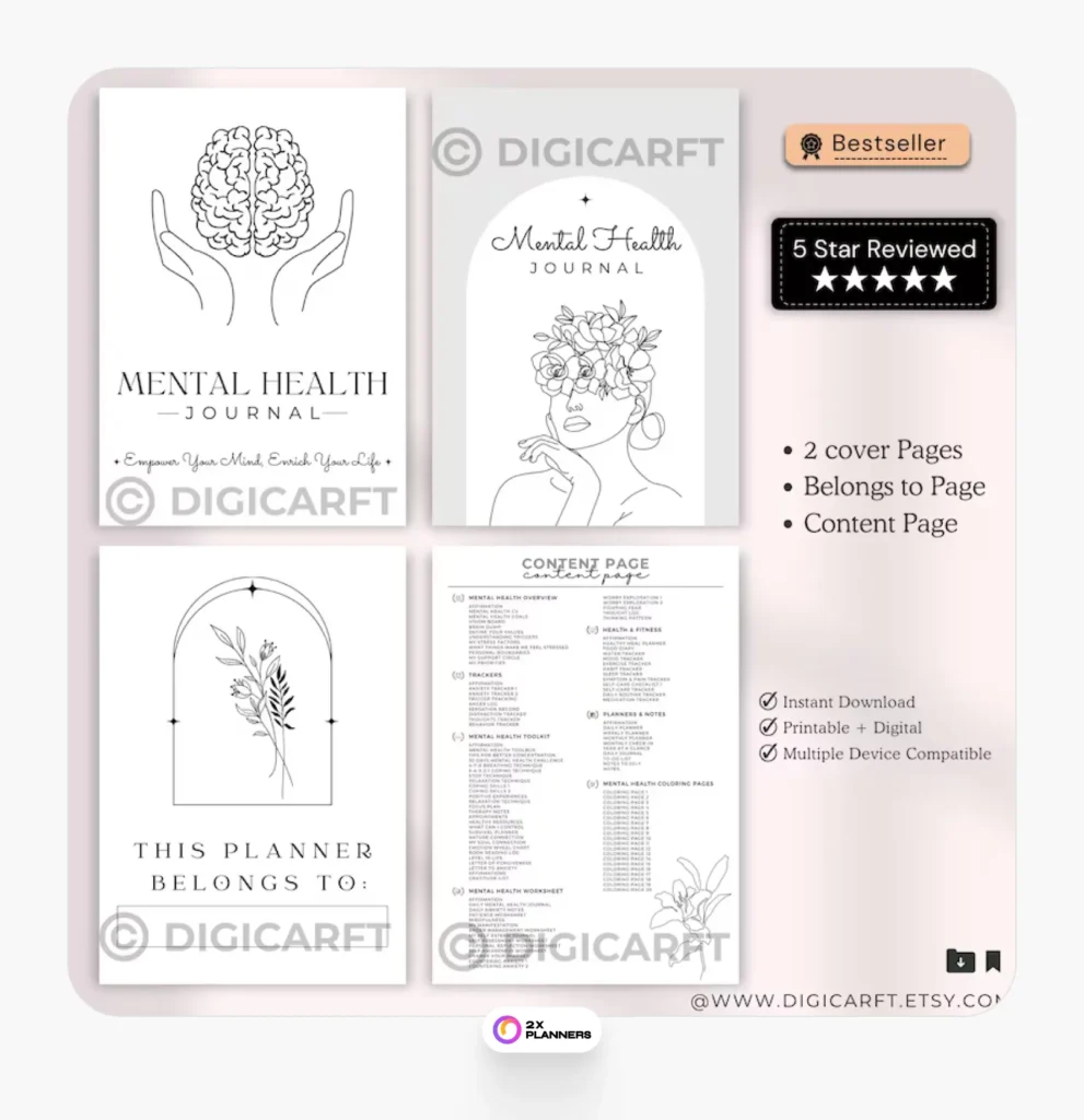 Digital Mental Health Planner