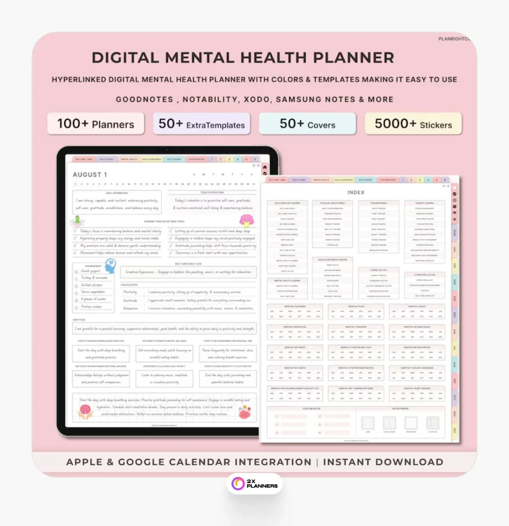 Self-Care Digital Planne