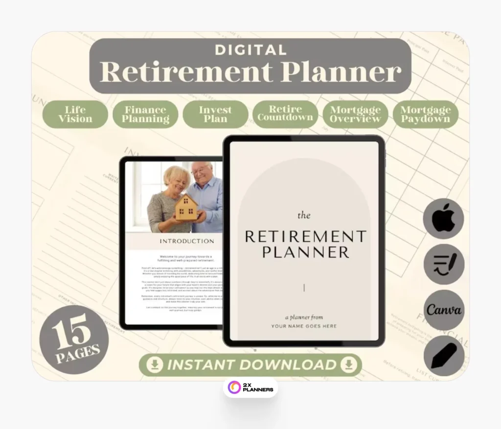 Retirement Planner | Goodnotes