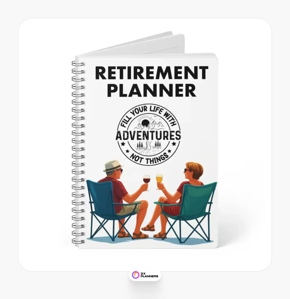 A5 Retirement Planner Notebook: Travel Journal for Retirees