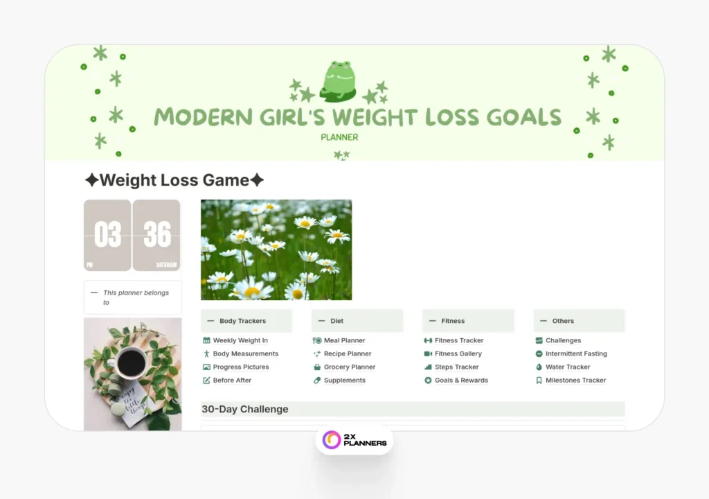 Weight Loss Planner