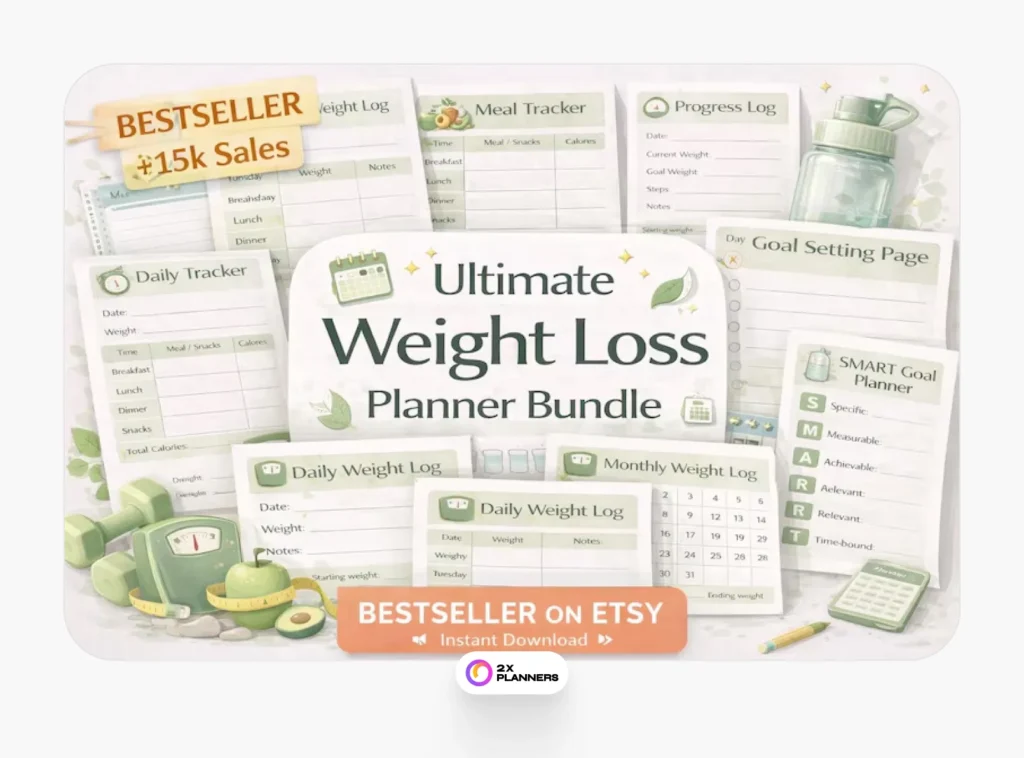 Weight Loss Planner Bundle