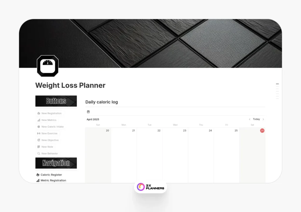 Weight Loss Planner