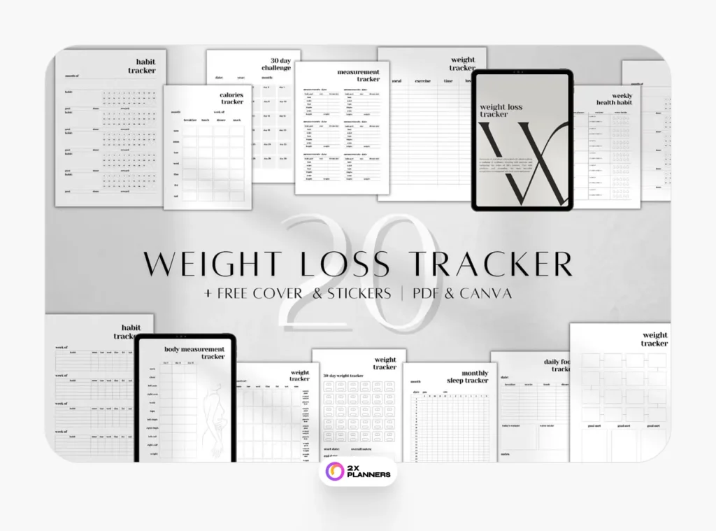 Weight Loss Tracker Printable