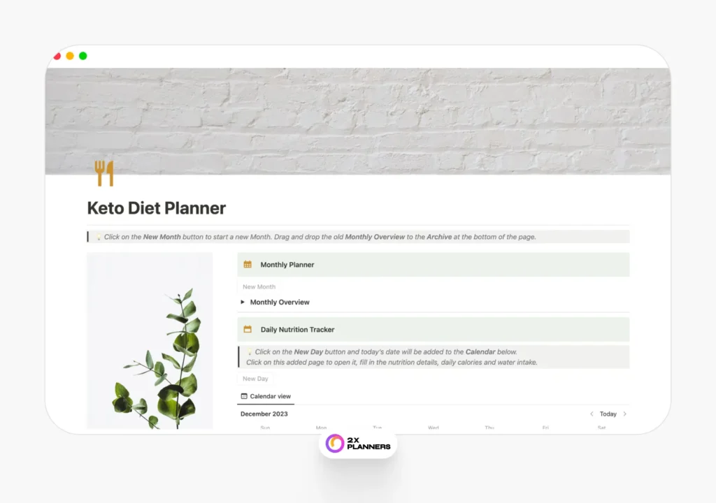 Keto Meal Planner and Weight Loss
