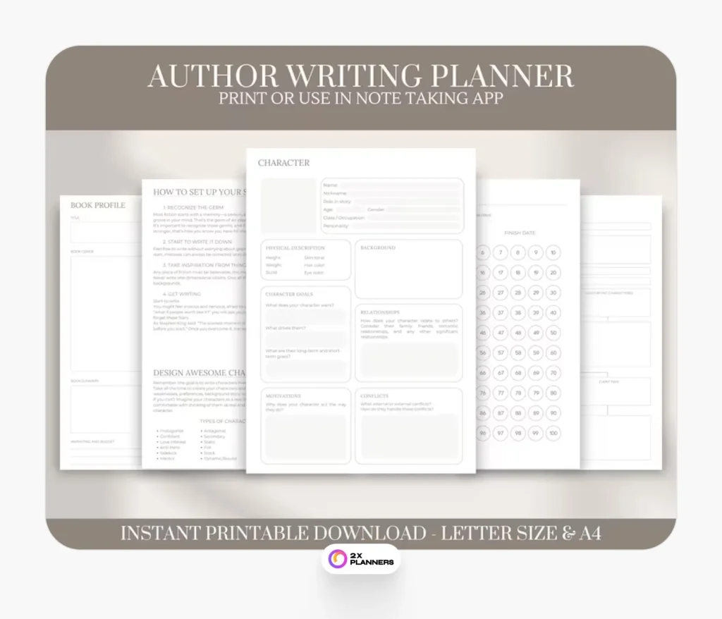 Writer's Planner