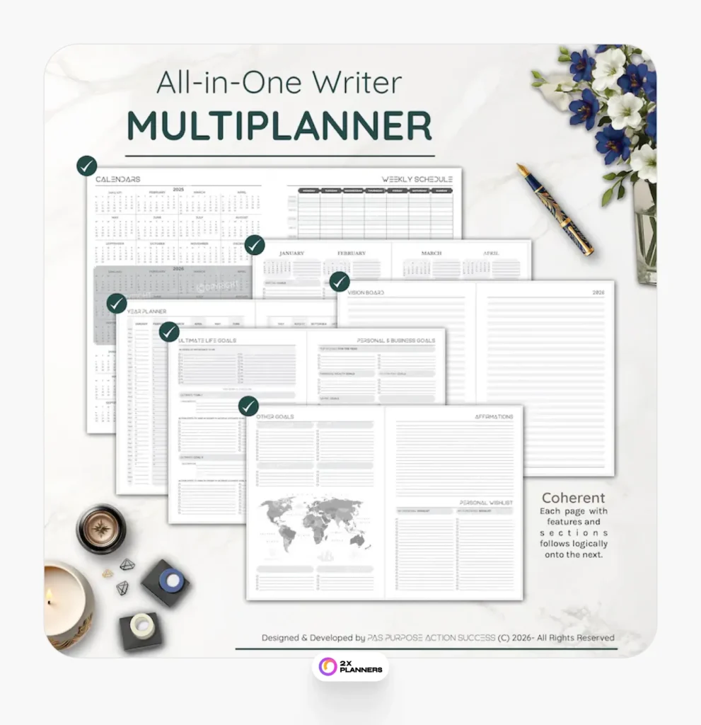 Personal Writer's Planner 2026