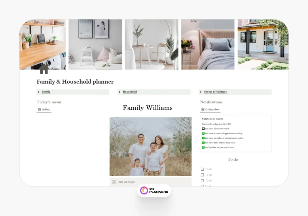 Family & Household planner