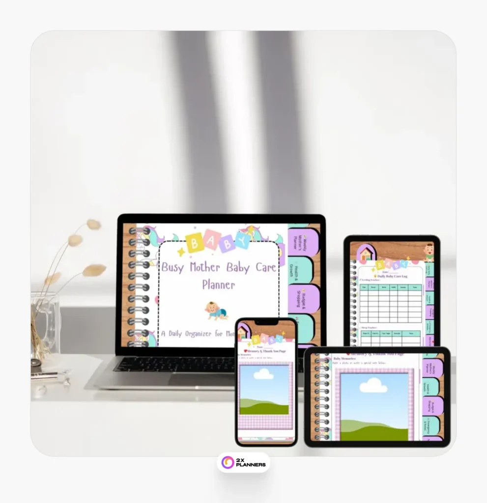 Baby Care Planner: Practical Journal for Busy Moms