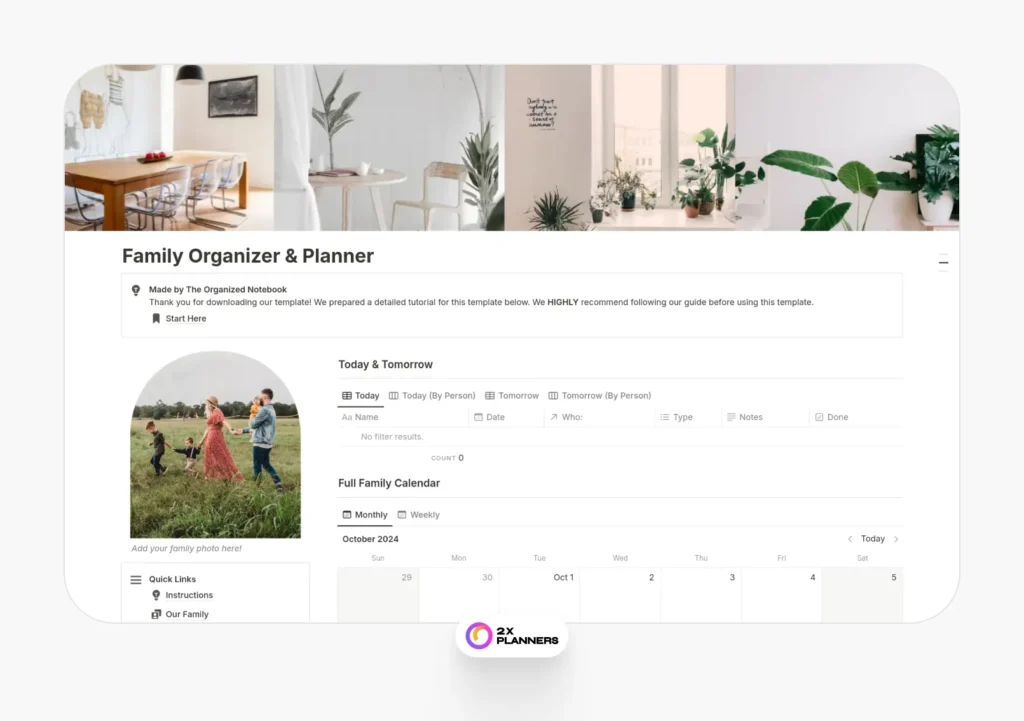 Family Organizer & Planner